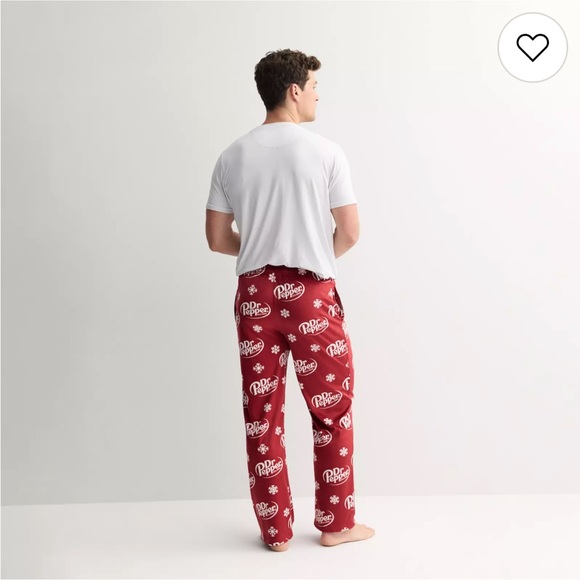 Dr Pepper Men's Pajama Pants - Picture 2 of 4